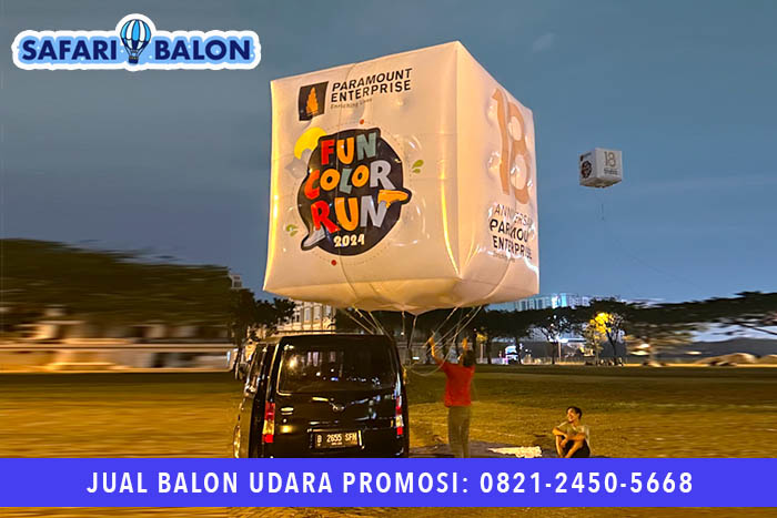 Balon Udara Promosi Media Iklan Pekat Zaman
