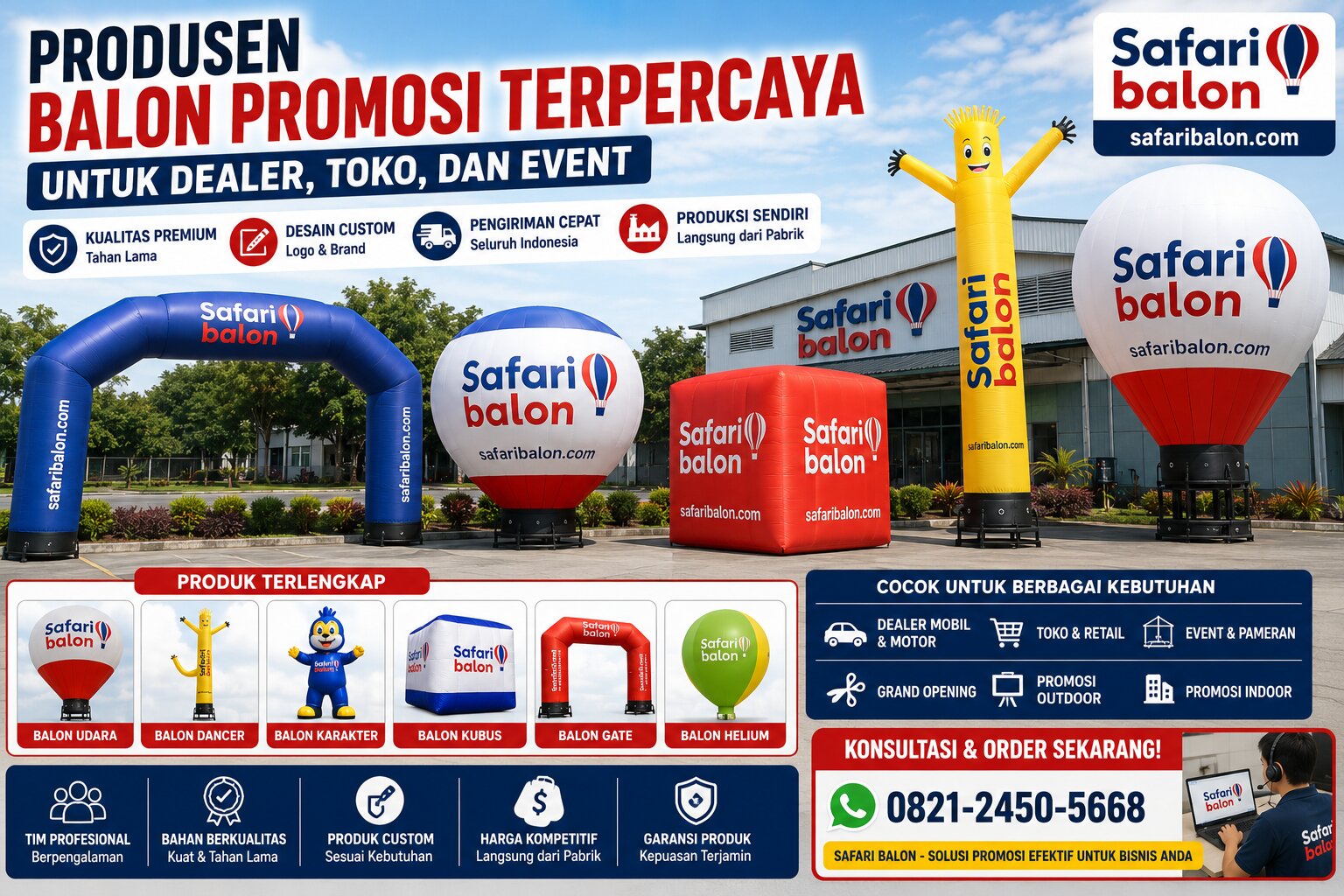 Balon Promosi untuk Brand Awareness