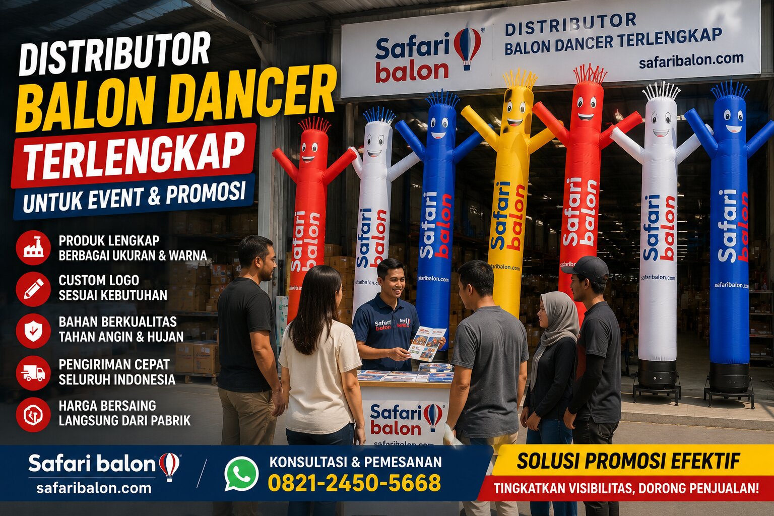 Distributor Balon Dancer Terlengkap untuk Event dan Promosi