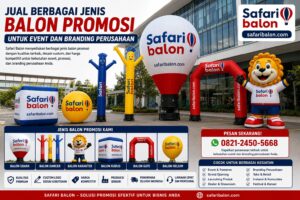 Balon Promosi Harga Pabrik untuk Event dan Branding Safari Balon
