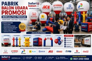 Pabrik Balon Udara Promosi Berkualitas Premium Safari Balon