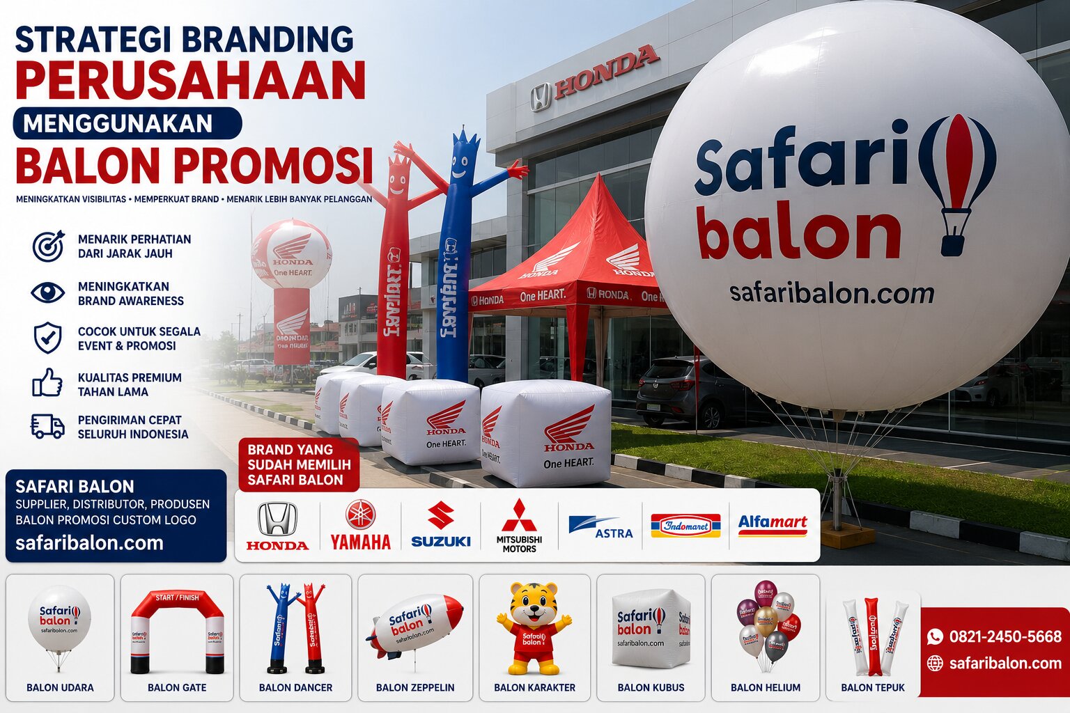 Strategi Branding Perusahaan Menggunakan Balon Promosi